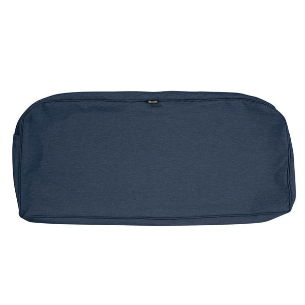 Montlake Bench/Settee Contoured Back Cushion, Heather Indigo, 18