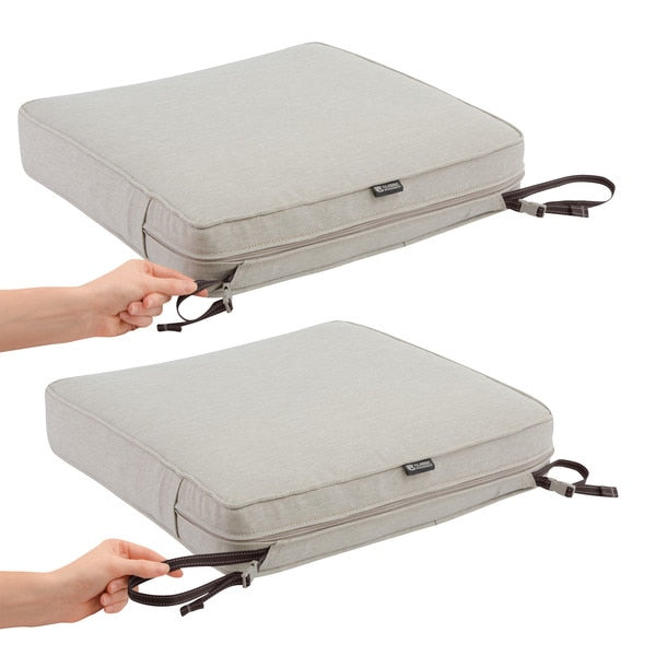Montlake Heather Grey Cushion Set, Heather Grey, 23