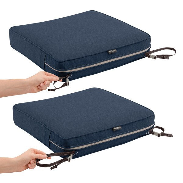 Montlake Heather Indigo Cushion Set, Heather Indigo, 23