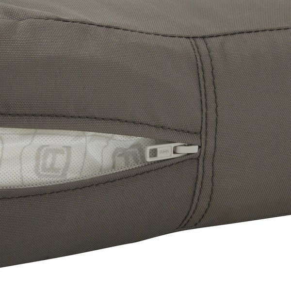 Ravenna Seat Cushion, Dark Taupe, 23