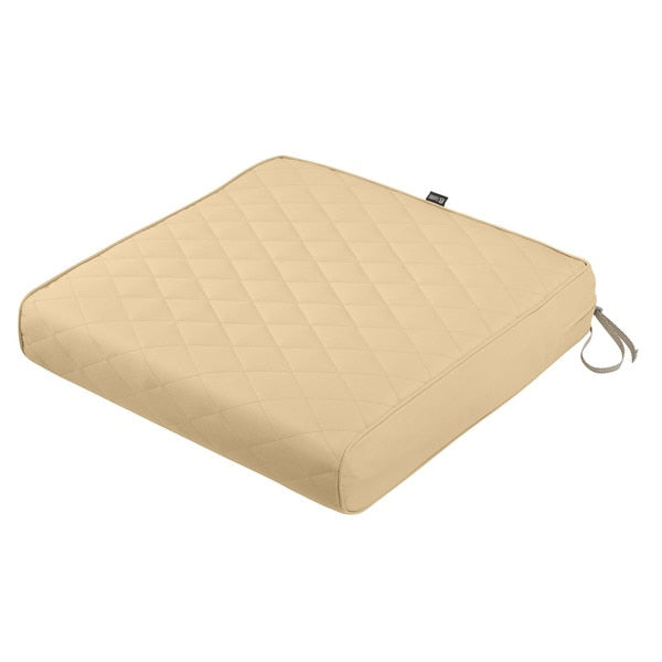 Montlake Quilted Patio Cushion, Chamomile, 25