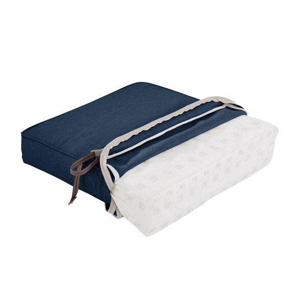 Montlake Heather Indigo Cushion Set, Heather Indigo, 25