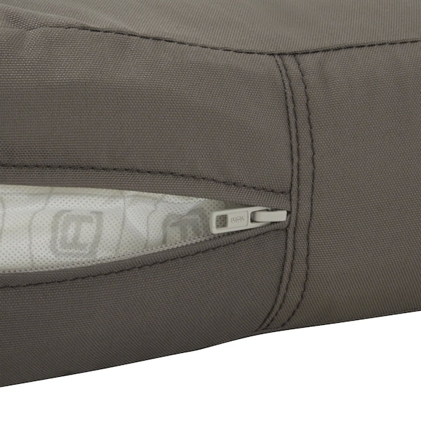 Ravenna Seat Cushion, Dark Taupe, 25