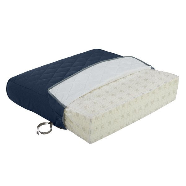 Montlake Quilted Patio Cushion, Navy, 25
