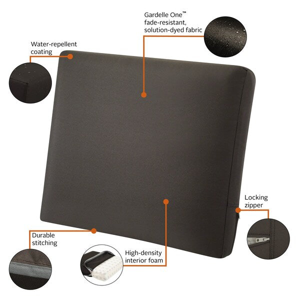 Ravenna Back Cushion, Espresso, 21
