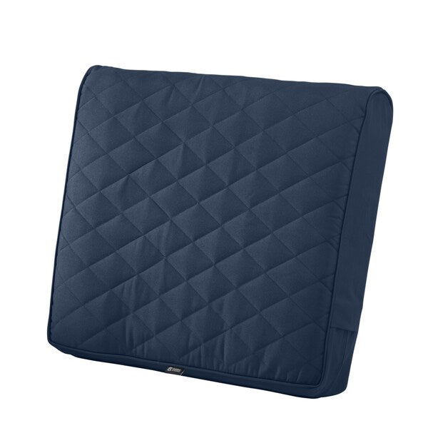 Montlake Quilted Patio Cushion, Navy, 21