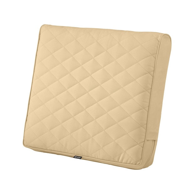 Montlake Quilted Patio Cushion, Chamomile, 25