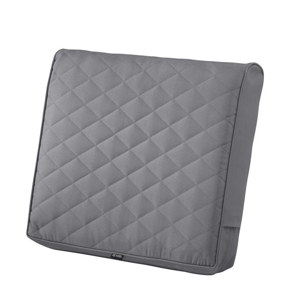 Montlake Quilted Patio Cushion, Grey, 25