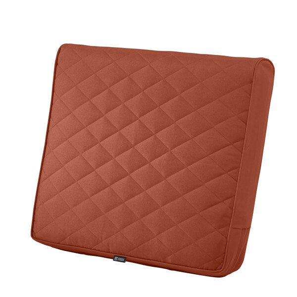 Montlake Quilted Patio Cushion, Spice, 25