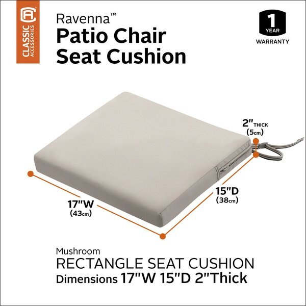 Ravenna Seat Cushion, 17