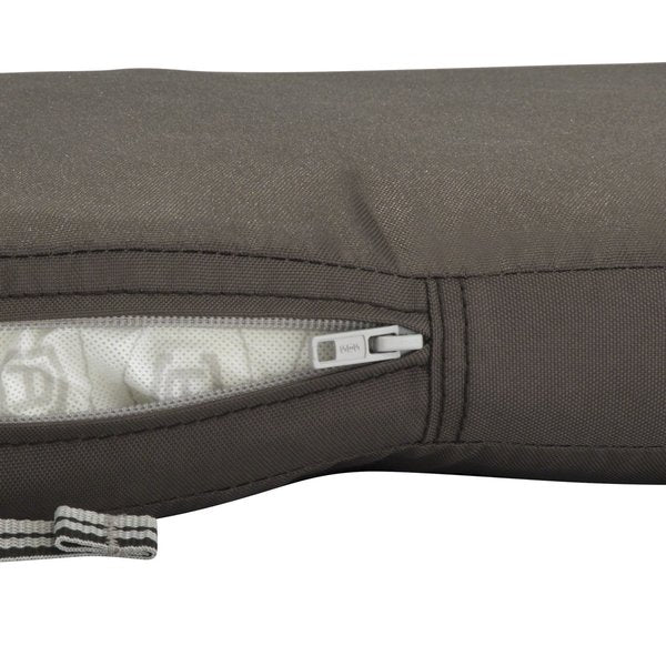 Ravenna Seat Cushion, Dark Taupe, 17