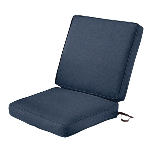 Montlake FadeSafe Patio Chair Cushion, Heather Indigo