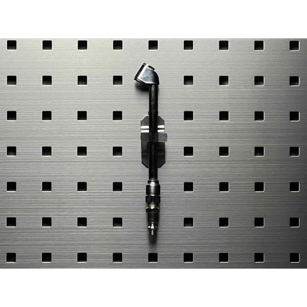 1/4 In. to 1/2 In. Hold Range Stainless Steel Extended Spring Clip for Stainless Steel LocBoard 3 Pack