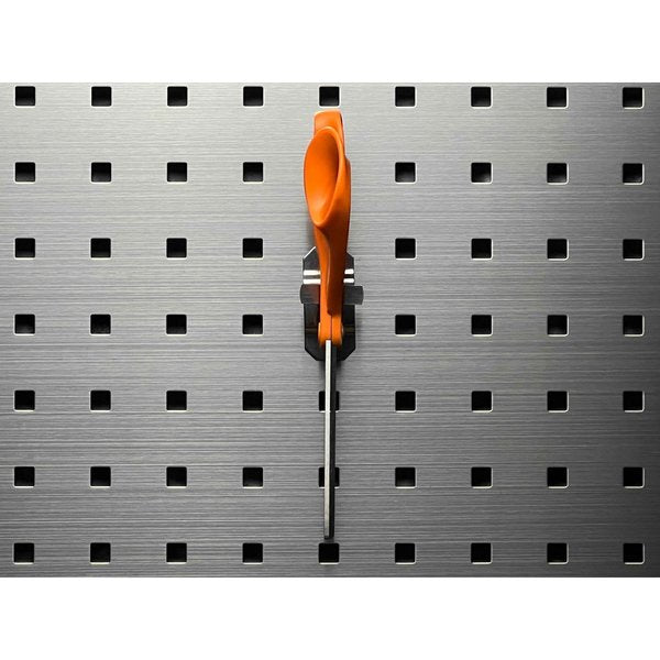 1/4 In. to 1/2 In. Hold Range Stainless Steel Extended Spring Clip for Stainless Steel LocBoard 3 Pack