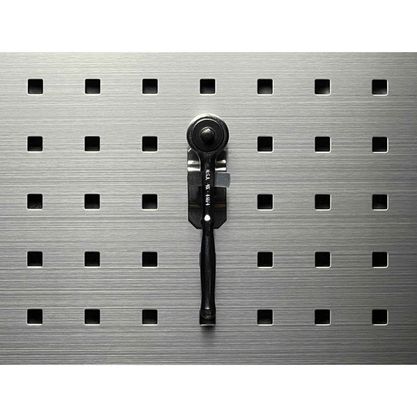 1/4 In. to 1/2 In. Hold Range Stainless Steel Extended Spring Clip for Stainless Steel LocBoard 3 Pack