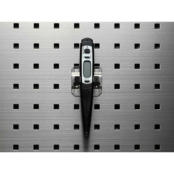 3/4 In. to 1-1/4 In. Hold Range Stainless Steel Extended Spring Clip for Stainless Steel LocBoard 3 Pack