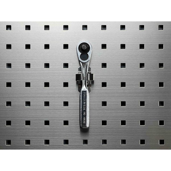 1/4 In. to 1/2 In. Hold Range Stainless Steel Standard Spring Clip for Stainless Steel LocBoard 3 Pack