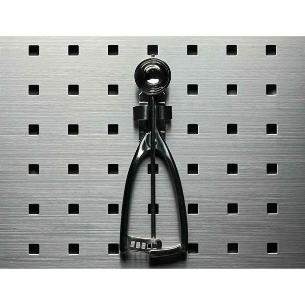 1/4 In. to 1/2 In. Hold Range Stainless Steel Standard Spring Clip for Stainless Steel LocBoard 3 Pack