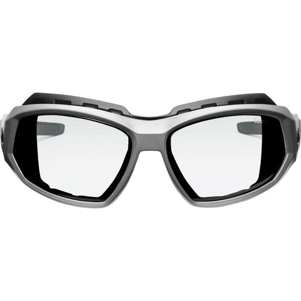 Safety Glasses, Traditional Clear PC Decenter Lens, Anti-Fog, Scratch-Resistant