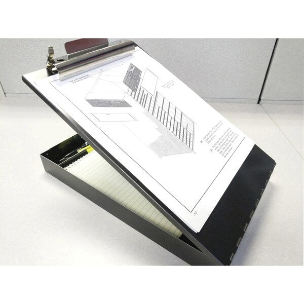 Storage Clipboard, Black, 14-1/4