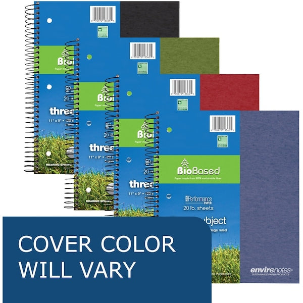 Case of 3 Subject 1 Pkt Wirebound Notebooks, 11