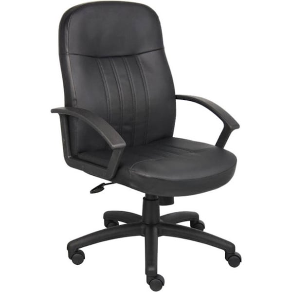 Leather Executive Chair, Loop, Black