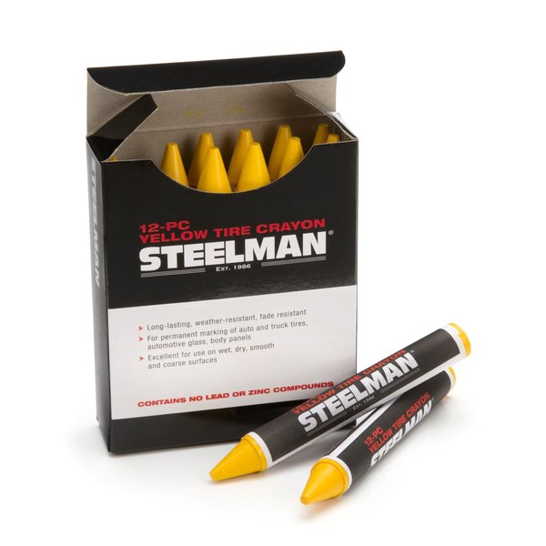 Yellow Marking Crayons, PK12