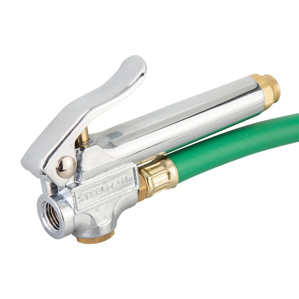Straight Tire Inflator With Gauge, 12