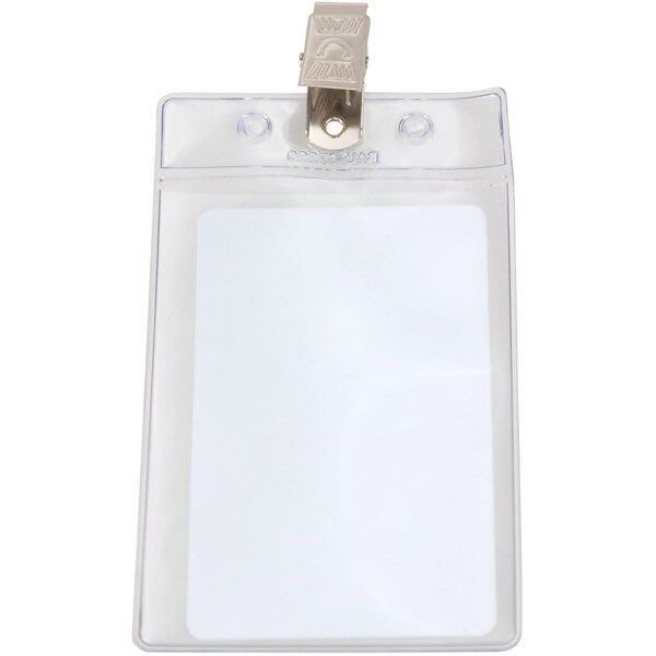 ID Badge Holder, Vertical, PK50