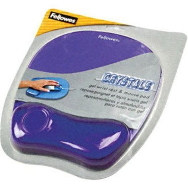 Mousepad w/Wrist Support, Purple