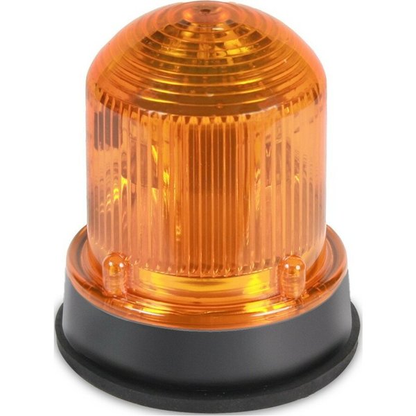 Warning Light, LED, 120VAC, Amber, 65 FPM