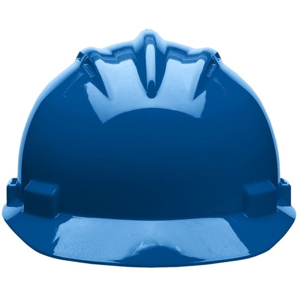 Front Brim Hard Hat, Type 1, Class C, Ratchet (4-Point), Blue