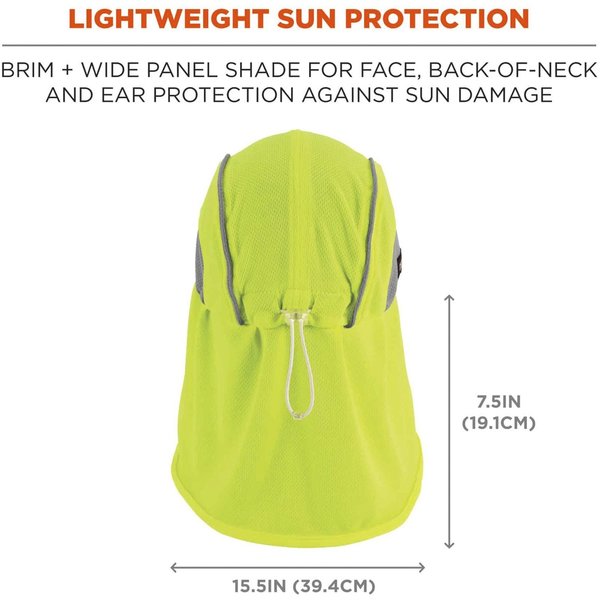 Cooling Hat, Lime, One Size