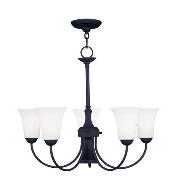 Ridgedale 6 Light Black Chandelier