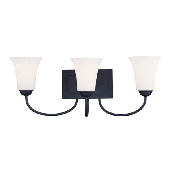 Ridgedale 3 Light Black Bath Vanity