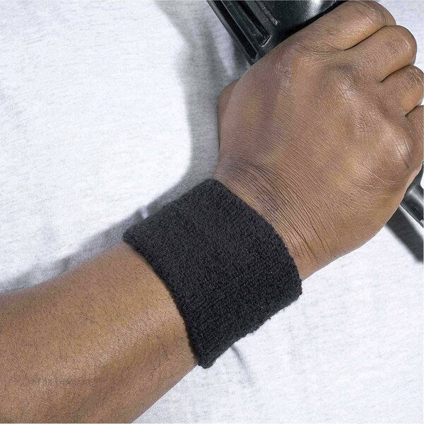 Wristband, Black, Universal, PK2