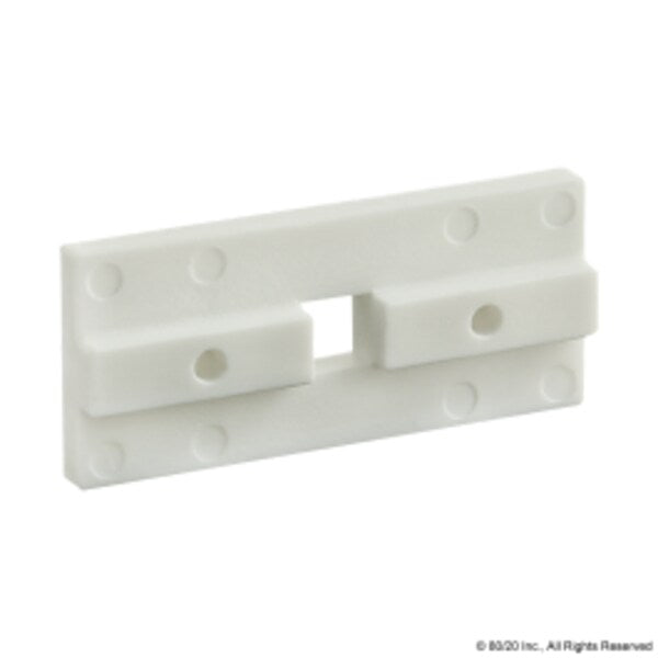 White Uhmw Pads W/Brake Hole 10 S