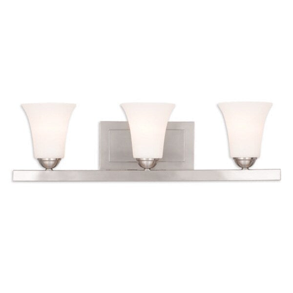 Ridgedale 3 Light Brushed Nickel Bath Va