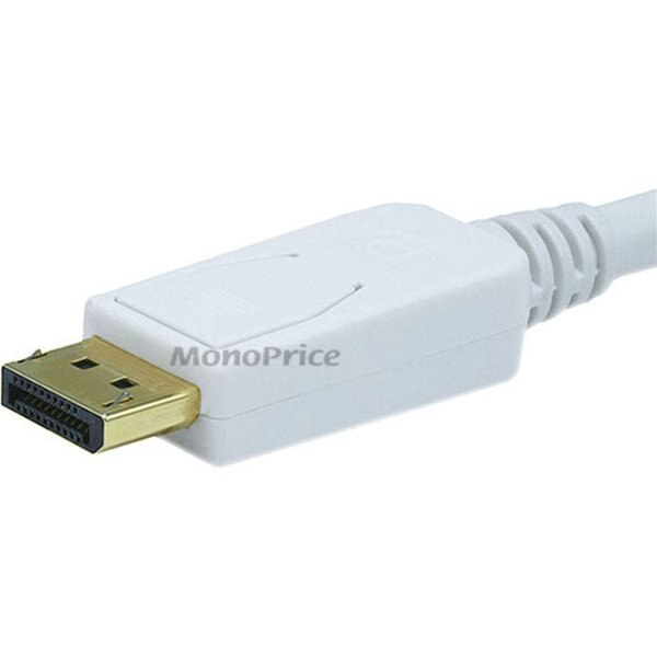CPU Cord, Displayport/DVI, 15ft, White