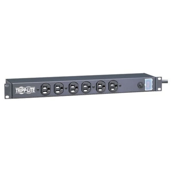 PDU, 120V, 6 Outlet, 15 ft., Black