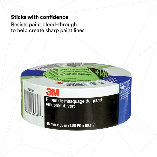 Masking Tape, Green, 1-7/8