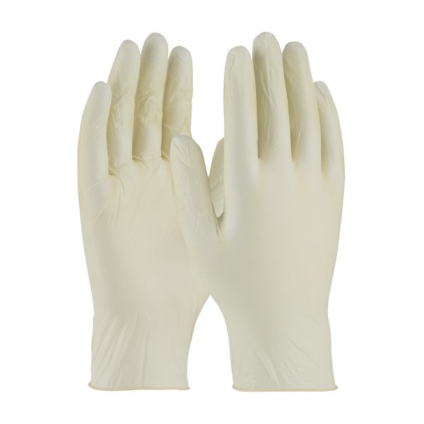 Disposable Gloves, Non-Latex Synthetic, Powder Free, Natural, S, 100 PK