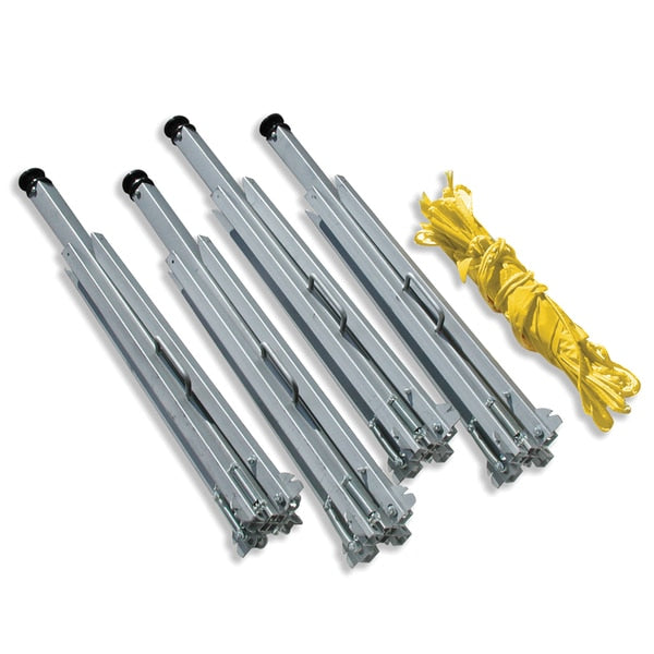Folding Warning Line System 4 Stanchions
