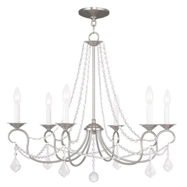 Pennington 6 Light Brushed Nickel Chandelier