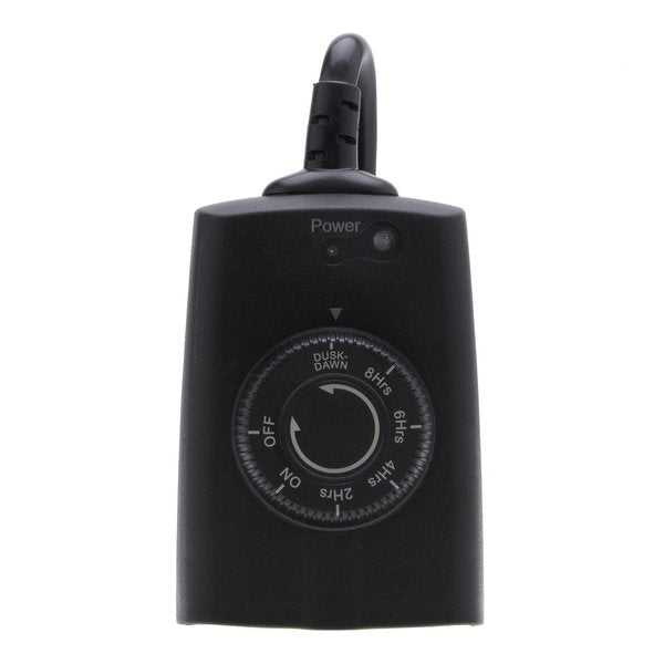 Plug-In Timer, Outdoor, LED/CFL, 2 Outlets