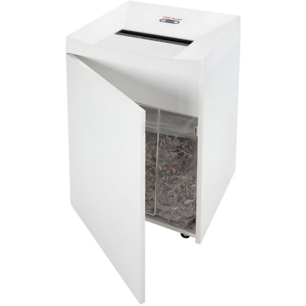 Paper Shredder, Strip-Cut, White, 39.6 gal.