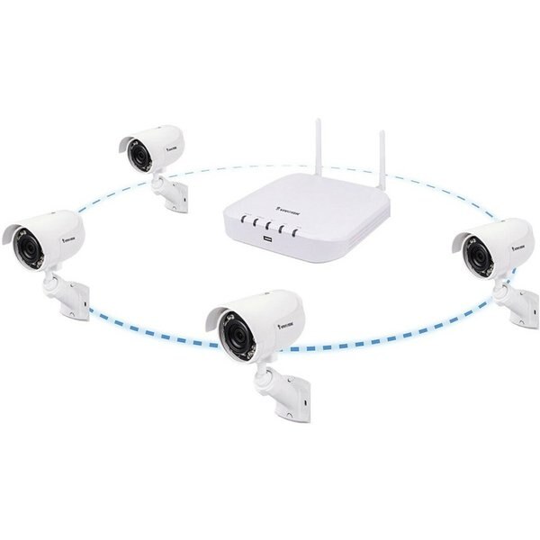 8-Channel 1xHDD Bay One Button Auto Setup WiFi NVR