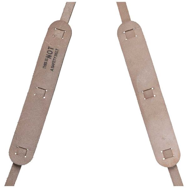Soft Leather Work Belt Suspenders