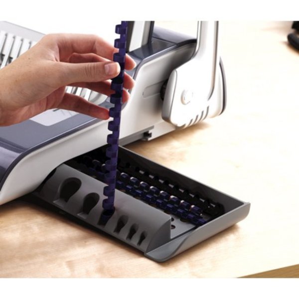 Binding Machine, Comb, Metallic Gray