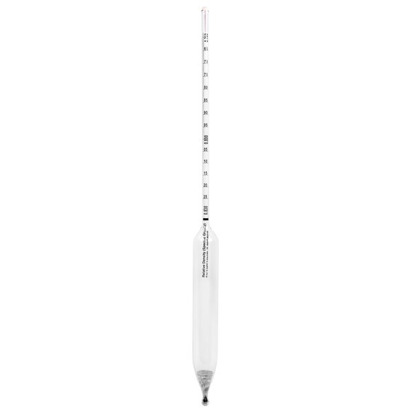 Specific Gravity Hydrometer, 0.760 to 0.8